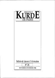 Bulletin De Liaison Et D Information Institut Kurde De Paris