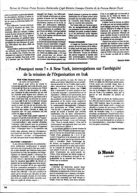 Bulletin de liaison et d'information - Institut kurde de Paris