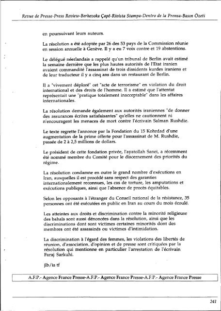 Bulletin de liaison et d'information - Institut kurde de Paris