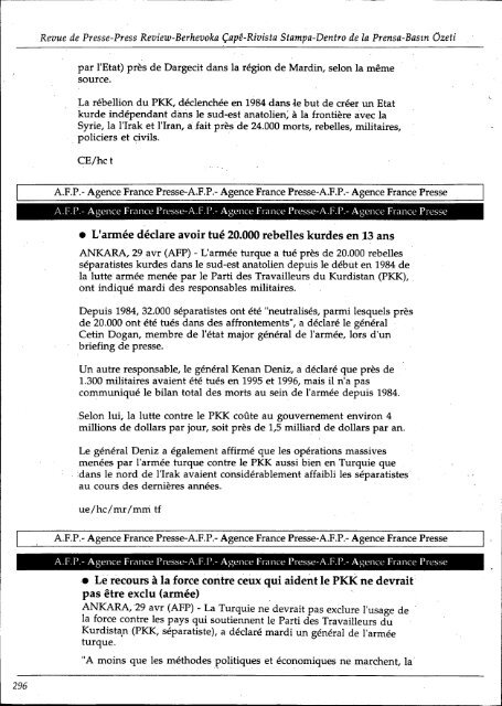 Bulletin de liaison et d'information - Institut kurde de Paris