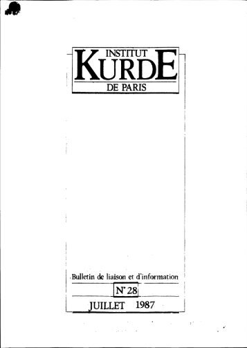 N"281. - Institut kurde de Paris