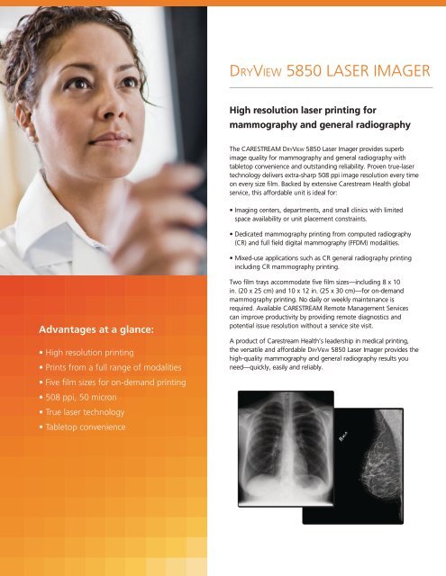 5850 Laser Imager.pdf - Sempco X-Ray