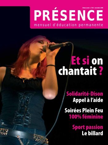 dans nos associations - Centre culturel de Dison