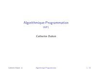 Algorithmique-Programmation - IAP1 - Ensiie