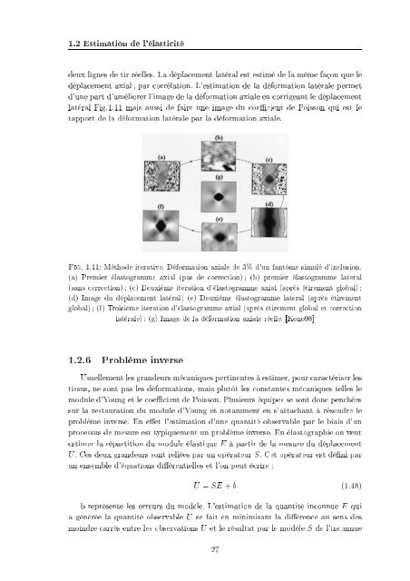 Estimation itérative du déplacement et de la déformation pour l ...