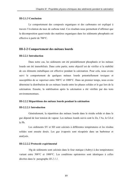 Calcination des Sédiments de Dragage Contaminés - Thèses de l ...