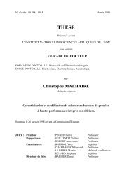 Caractérisation et modélisation de microtransducteurs de pression à ...