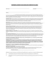 Crowns Consent Form - Aliso Smiles