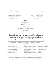 Propriétés optiques et modélisation des structures à base de boîtes ...