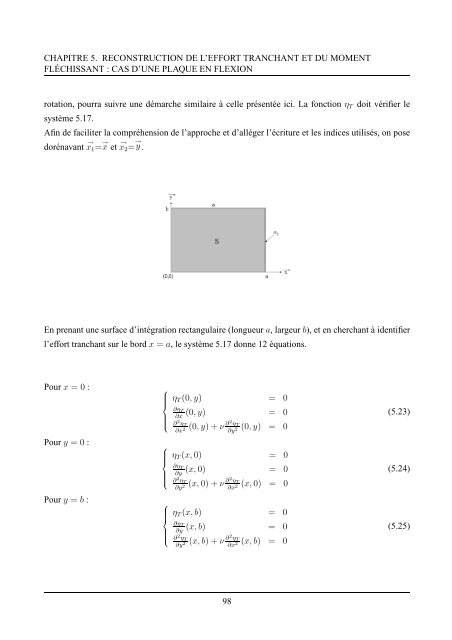 Identification d'efforts aux limites des poutres et plaques en flexion ...