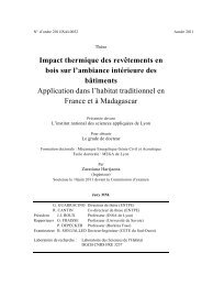 Impact thermique des revêtements en bois sur l'ambiance intérieure ...