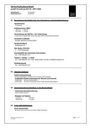 Sicherheitsdatenblatt - KENTZLER-KASCHNER DENTAL GmbH