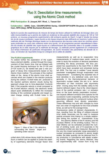 exotic nuclei structure and reaction noyaux exotiques ... - IPN - IN2P3