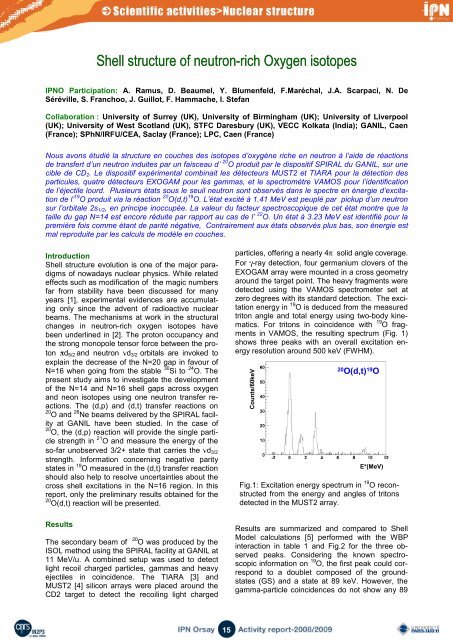 exotic nuclei structure and reaction noyaux exotiques ... - IPN - IN2P3