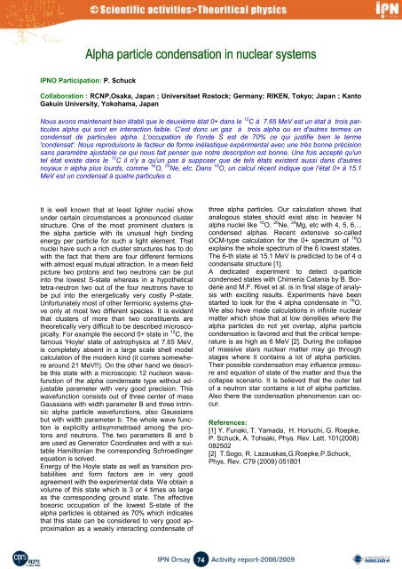 exotic nuclei structure and reaction noyaux exotiques ... - IPN - IN2P3