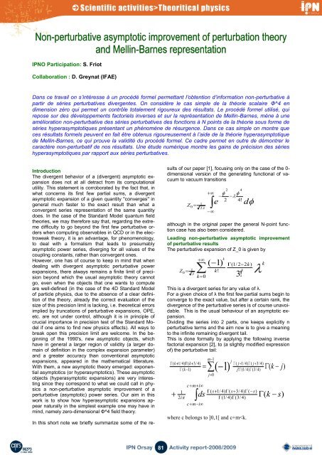 exotic nuclei structure and reaction noyaux exotiques ... - IPN - IN2P3