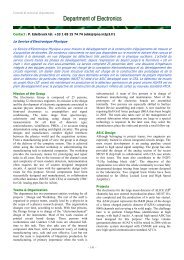 Department of Electronics - IPN - IN2P3