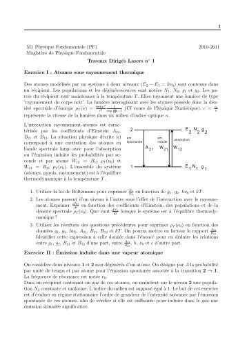 1 M1 Physique Fondamentale (PF) 2010-2011 Magist`ere de ... - IPN