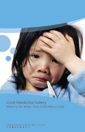 Cold Medicine Safety - Charles B. Wang Community Health Center