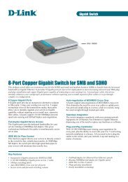 DGS-1008D Datasheet - D-Link