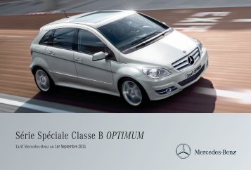 B OPTIMUM_Tarif - Mercedes-Benz France
