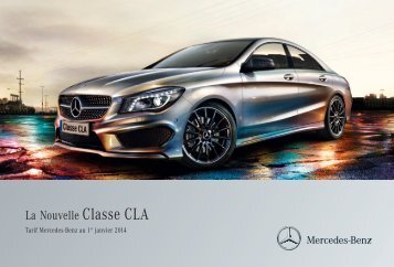 Tarif Classe CLA (PDF) - Mercedes-Benz France