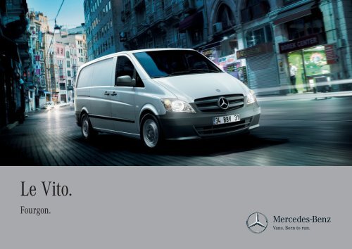 VEHICULE UTILITAIRE. Mercedes Vito 100 % électrique, dédié au