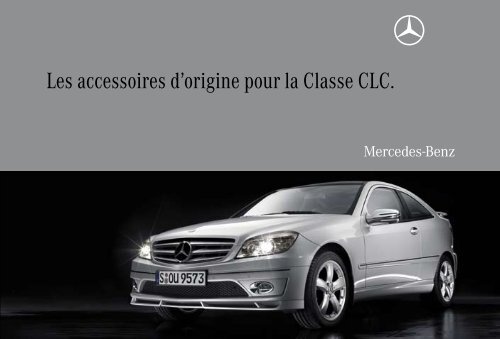 Les accessoires d'origine pour la Classe CLC. - Mercedes-Benz