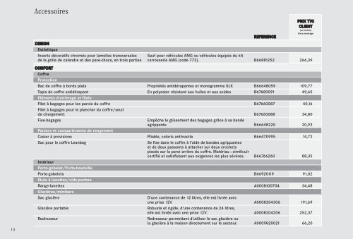 06 - SLK:Tarifs - Mercedes-Benz France