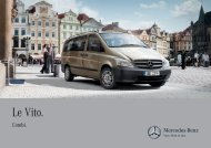 Brochure Vito Combi - Mercedes-Benz France