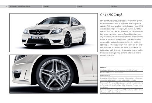 TÃ©lÃ©chargez la brochure Classe C CoupÃ© - Mercedes-Benz France