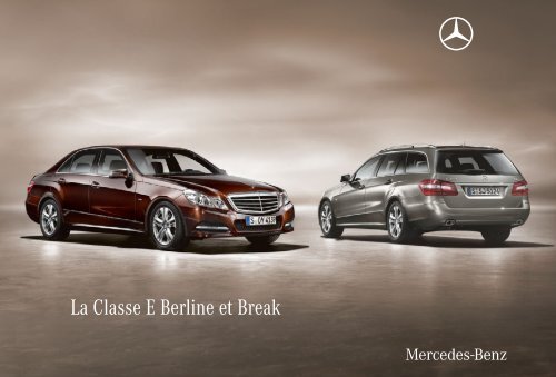 La Classe E Berline et Break - Mercedes-Benz France