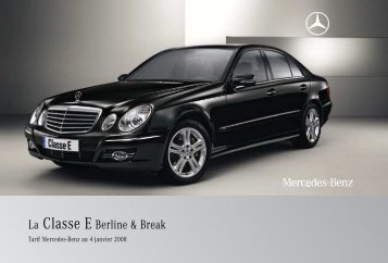 La Classe E Berline & Break - Mercedes-Benz France