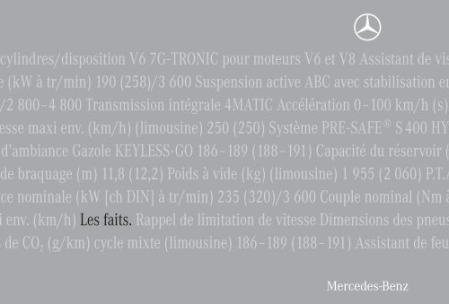 La Classe S - Mercedes-Benz France