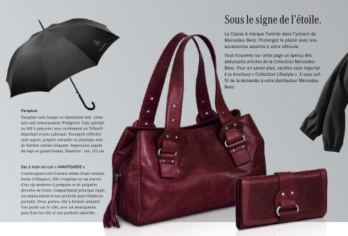 Les accessoires d'origine pour la Classe A. - Mercedes-Benz France