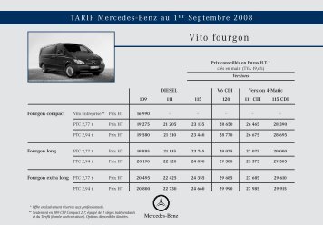 Vito fourgon 07-2005 - Mercedes-Benz France