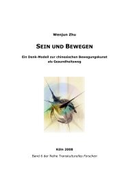 Sein und Bewegen - TCM-Institut KÃ¶ln