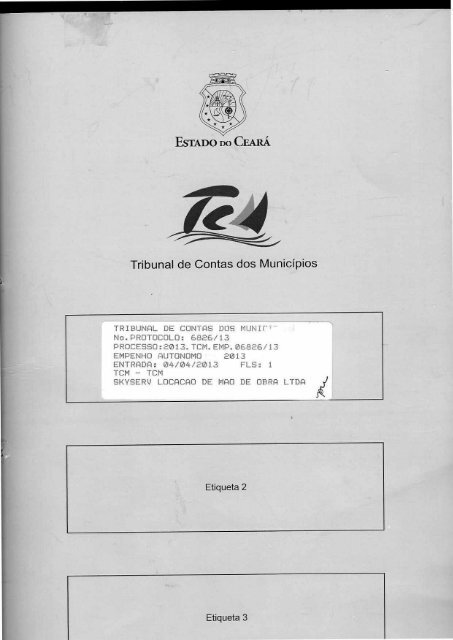 Processo de Pagamento - TCM-CE