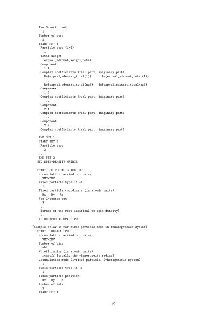 CASINO manual - Theory of Condensed Matter