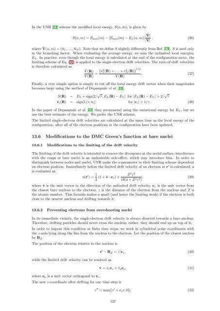 CASINO manual - Theory of Condensed Matter