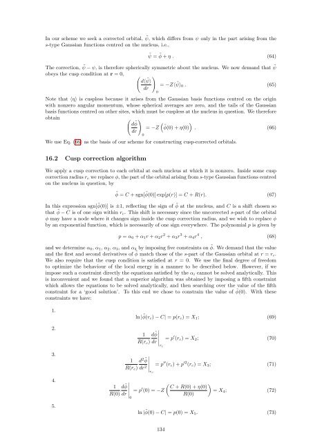 CASINO manual - Theory of Condensed Matter