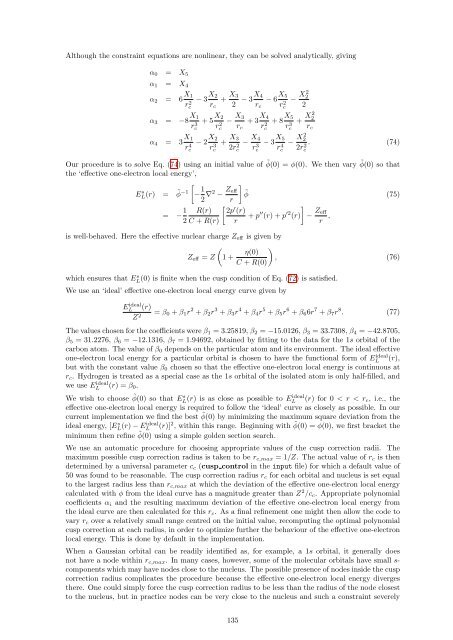 CASINO manual - Theory of Condensed Matter
