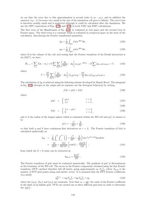 CASINO manual - Theory of Condensed Matter