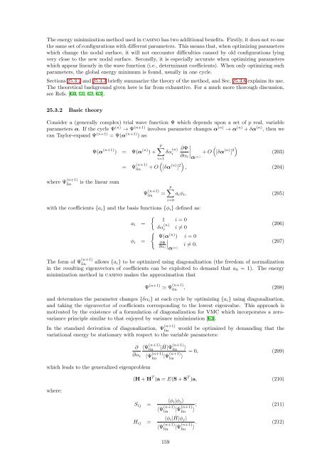CASINO manual - Theory of Condensed Matter