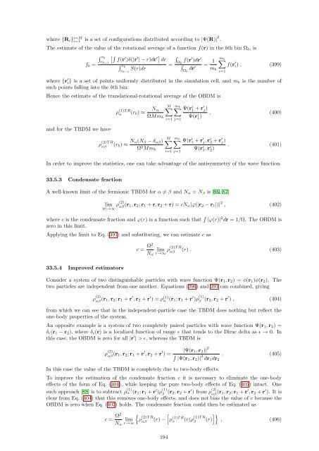 CASINO manual - Theory of Condensed Matter