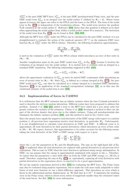 CASINO manual - Theory of Condensed Matter