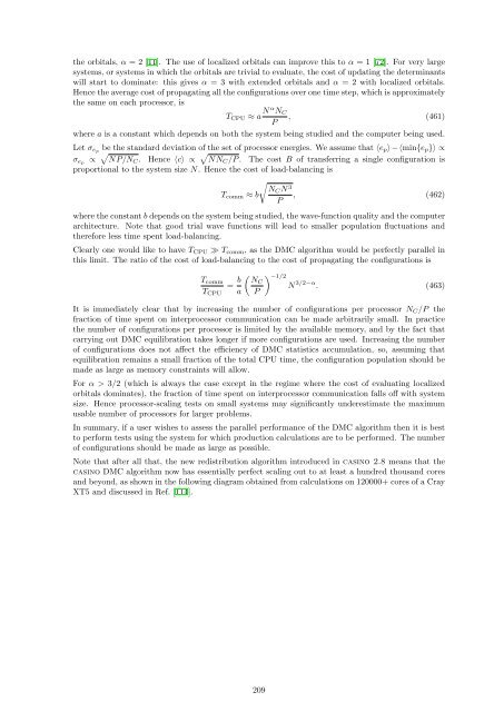 CASINO manual - Theory of Condensed Matter