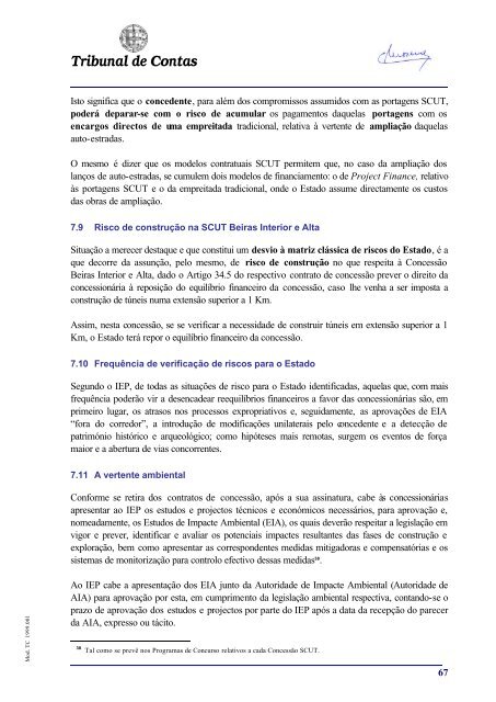 RelatÃ³rio de Auditoria nÂº 14/2003 - 2Âª SecÃ§Ã£o - Tribunal de Contas