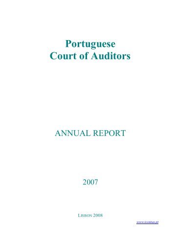 RELATÃRIO DE ACTIVIDADES 2001 - Tribunal de Contas