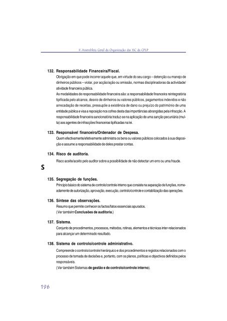 DocumentaÃ§Ã£o final da II Assembleia Geral da OrganizaÃ§Ã£o das ISC ...